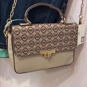 Anne Klein Beige and Brown Women's Bag